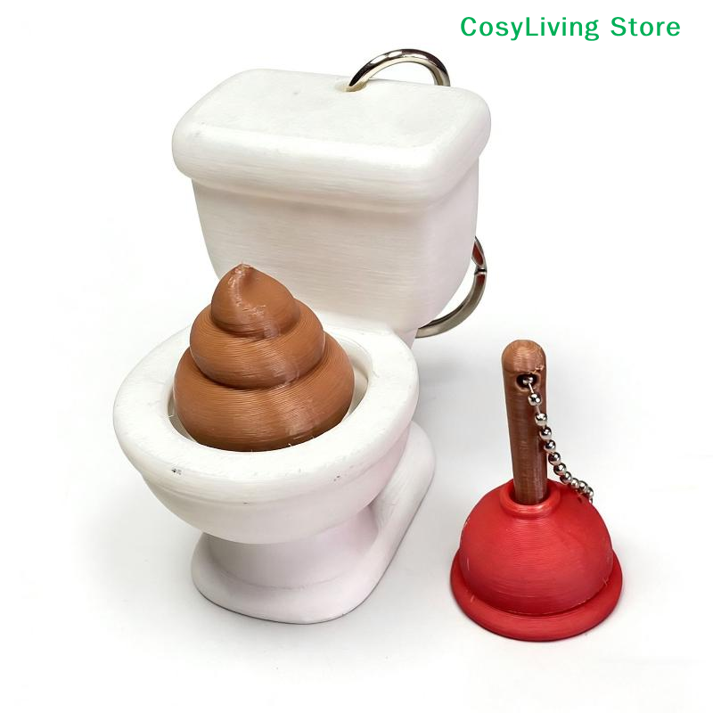Novelty Gifts - [CL] 1/2 Stück Beruhigender Schlüsselanhänger mit