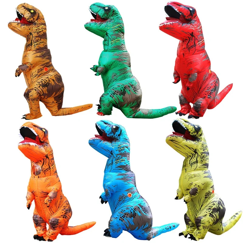 Inflatable Dinosaur Costume Adult - Erwachsene Aufblasbare Dinosaurier Kosten Party Cosplay