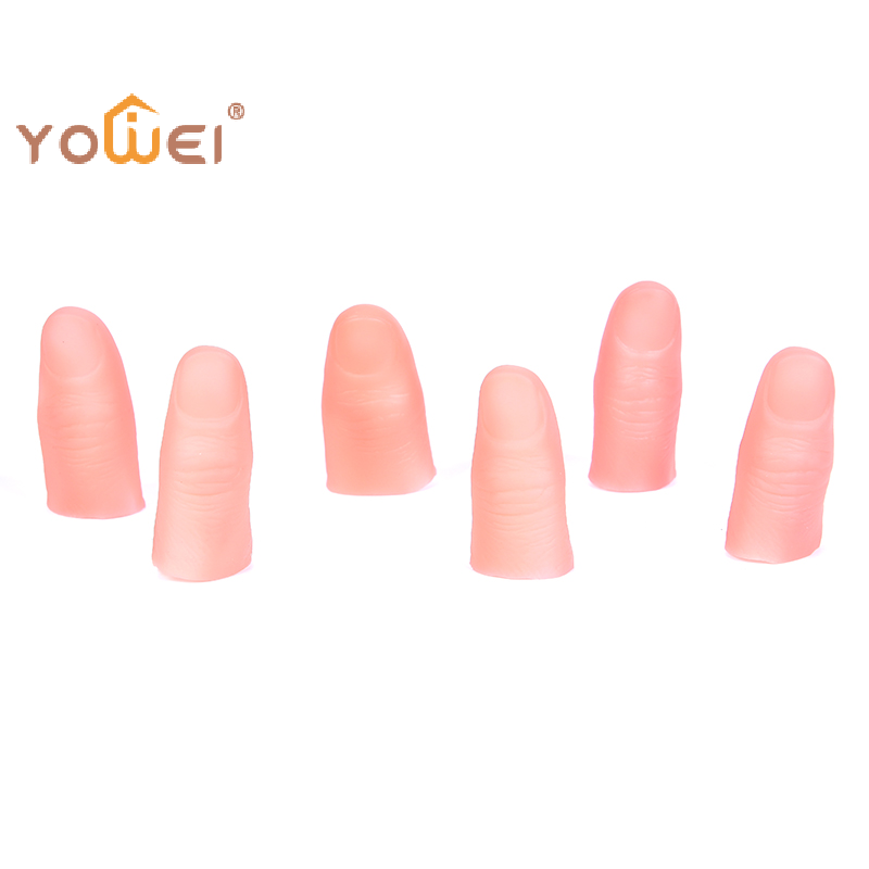 Thumb Tip Magic Trick Set - Neuestes 3-teiliges Set: Weiche, künstliche Daumen-