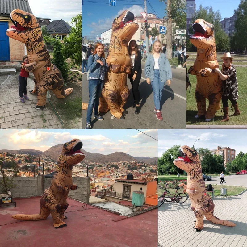 Erwachsene Kinder Anime Dinosa – Inflatable Dinosaur Costume Adult Bewertung und Preis