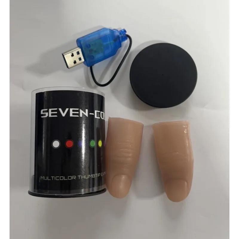 Sieben Farben LED-Licht Daumen – Thumb Tip Magic Trick Set Bewertung und Preis