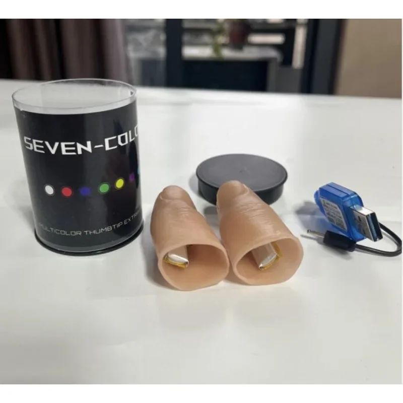 Sieben Farben LED-Licht Daumen – Thumb Tip Magic Trick Set Bewertung und Preis