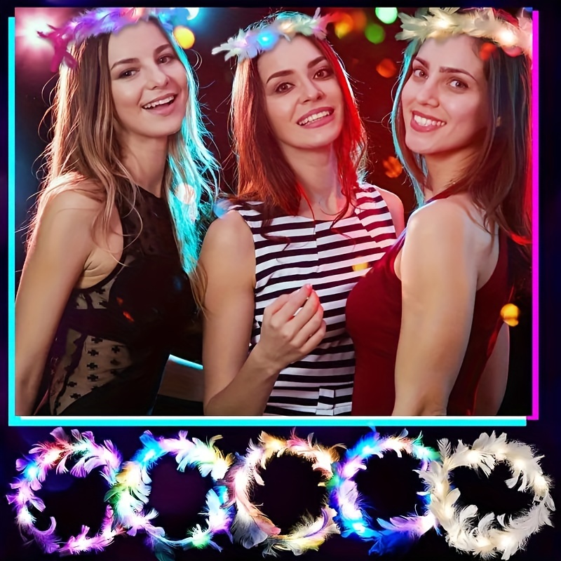 10 Stück LED-Federkranz, Krone – Glow In The Dark Party Glasses Bewertung und Preis