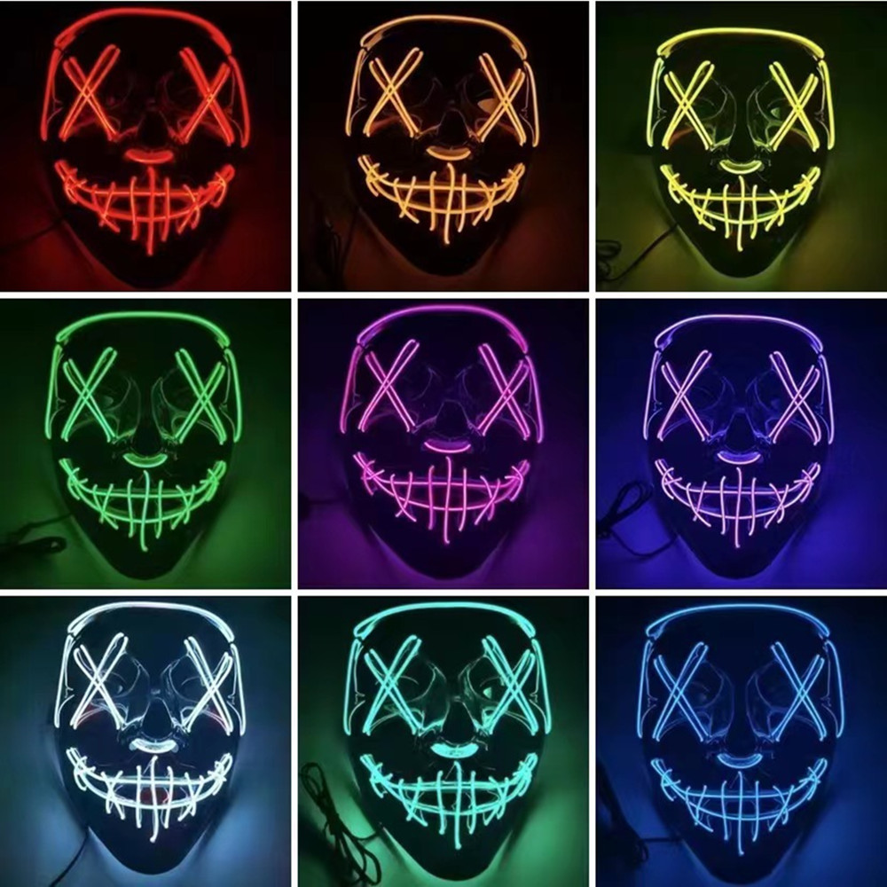 Halloween-Masken für Männer un – Led Purge Mask Halloween Bewertung und Preis