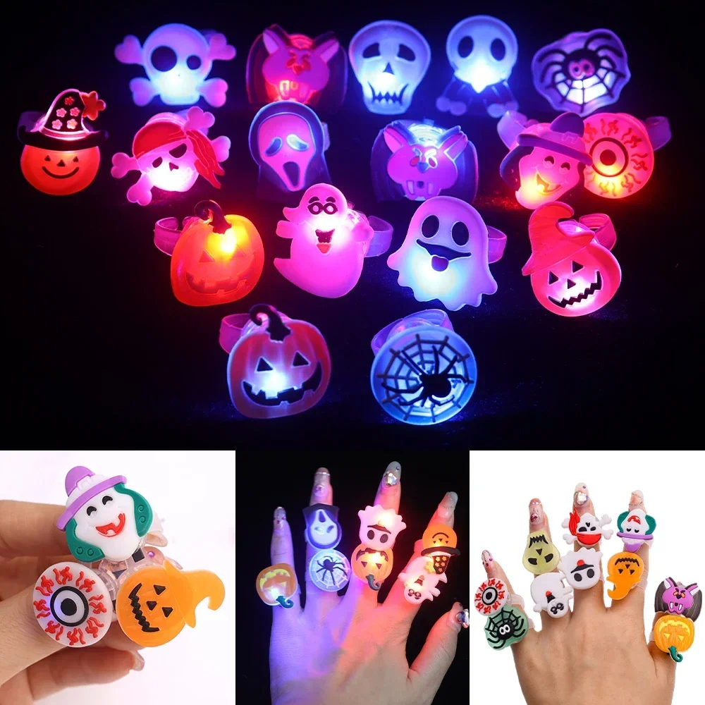 Halloween leuchtende Ringe kre – Glow In The Dark Party Glasses Bewertung und Preis