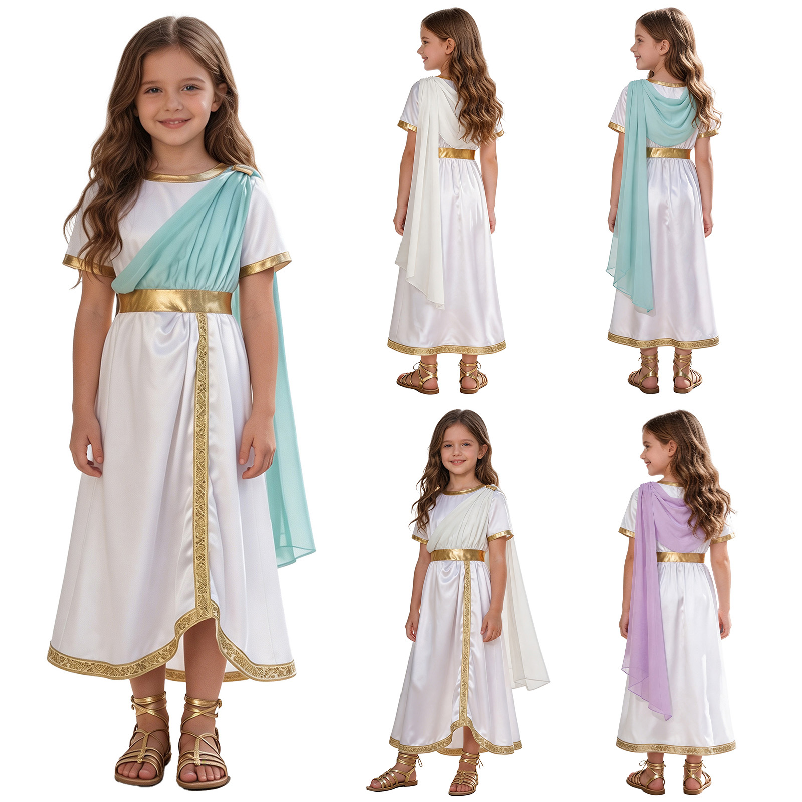 Mädchen-Kleid im Stil einer an – Costumes Bewertung und Preis