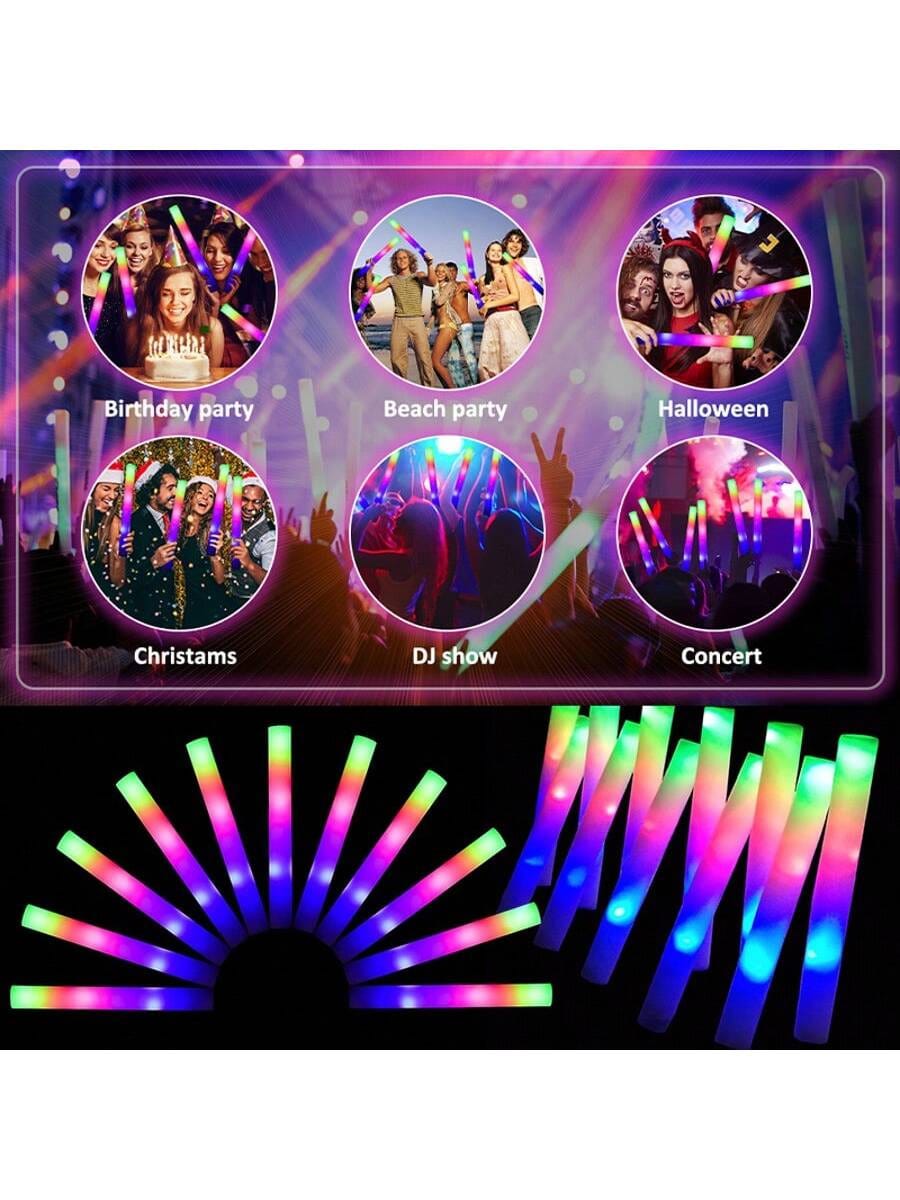 Schaumstoff-Leuchtstäbe, leuch – Flashing Led Foam Sticks Party Bewertung und Preis