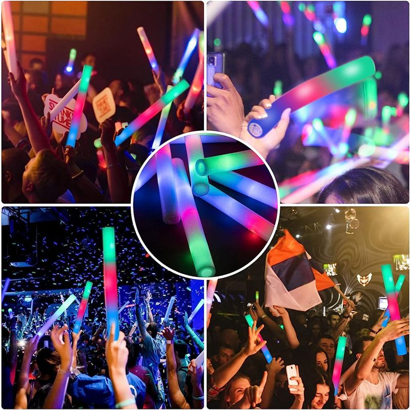 【Big Deal】Leuchtstäbe im Großp – Flashing Led Foam Sticks Party Bewertung und Preis