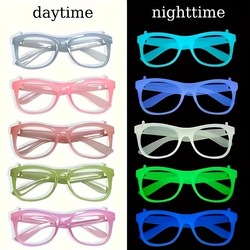 5/12 Paar zufällig gefärbte, i – Glow In The Dark Party Glasses Bewertung und Preis
