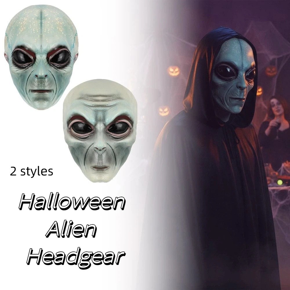 Latex-Material Alien-Maske Grü – Latex Alien Mask Realistic Bewertung und Preis