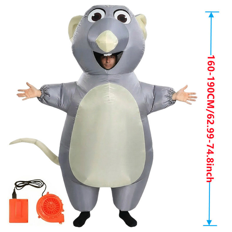Aufblasbares Cartoon-Maus-Kost – Costumes Bewertung und Preis