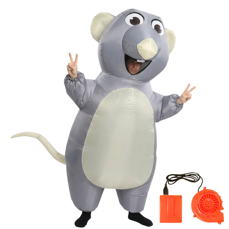 Aufblasbares Cartoon-Maus-Kost – Costumes Bewertung und Preis
