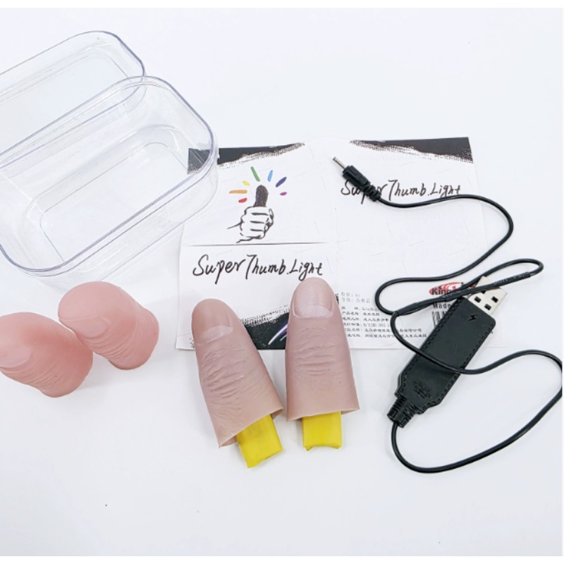 7-Farben-Lichtpaar-Set zum Auf – Thumb Tip Magic Trick Set Bewertung und Preis
