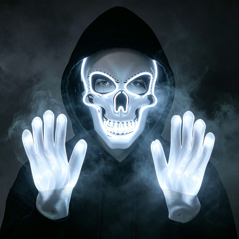 LED-Schädelmaske, leuchtende H – Led Purge Mask Halloween Bewertung und Preis