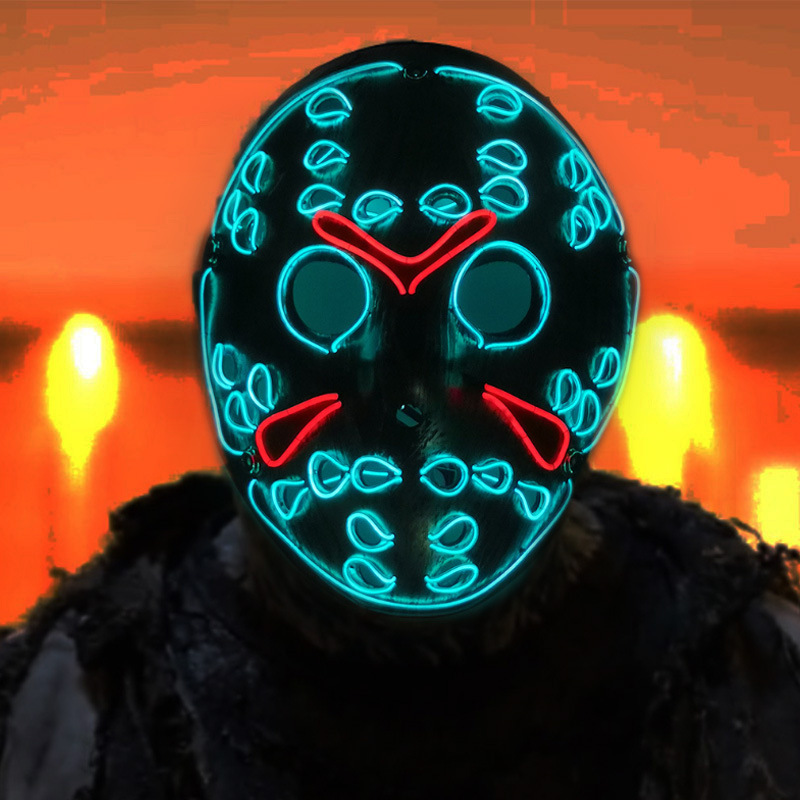2023 Leuchtende Purge-Maske, L – Led Purge Mask Halloween Bewertung und Preis