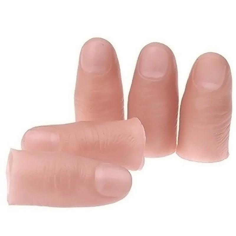 5 Teile/satz Gefälscht Weiche  – Thumb Tip Magic Trick Set Bewertung und Preis