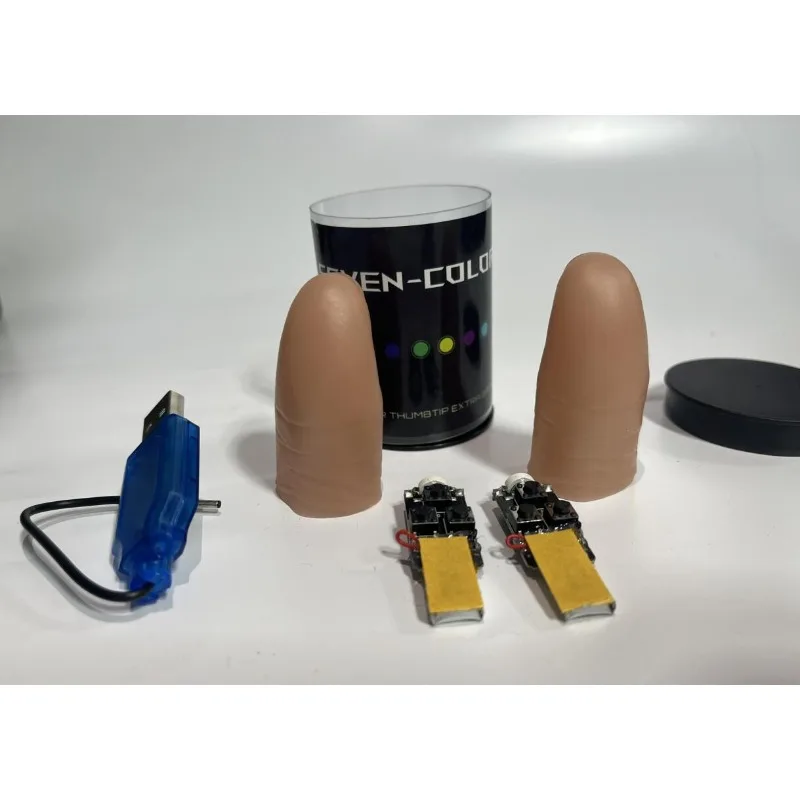 Sieben Farben LED-Licht-Daumen – Thumb Tip Magic Trick Set Bewertung und Preis