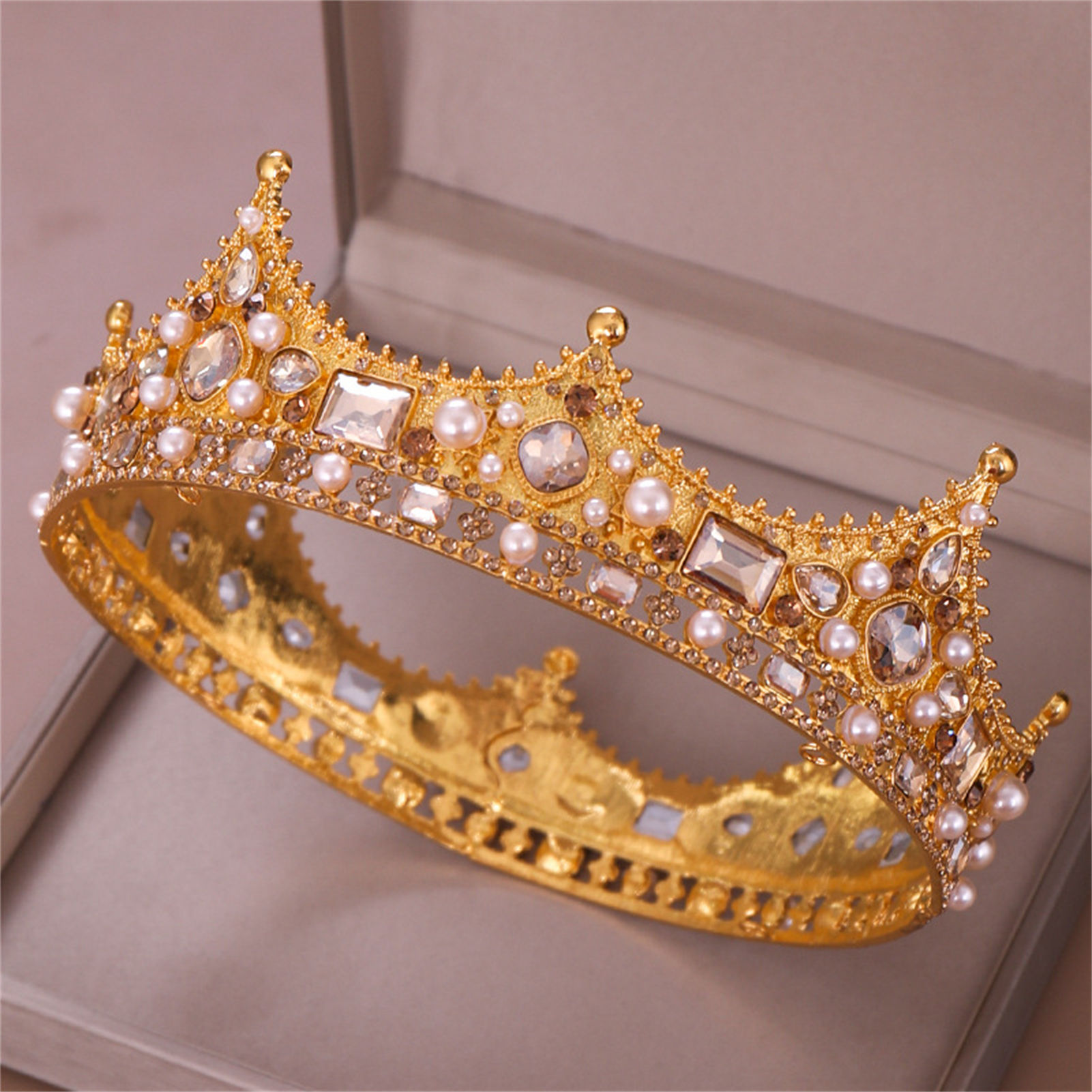 Brautkrone Strass-Tiara Barock – Party Supplies Bewertung und Preis