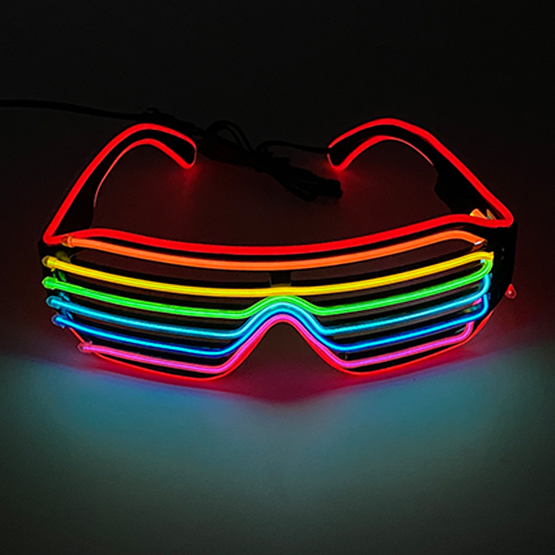 Fluoreszierende bunte leuchten – Glow In The Dark Party Glasses Bewertung und Preis
