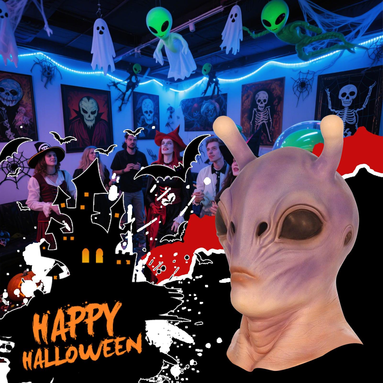 Voller Kopf Realistische Hallo – Latex Alien Mask Realistic Bewertung und Preis