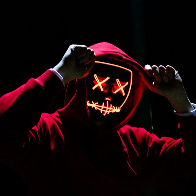 Halloween Neon LED Purge Maske – Led Purge Mask Halloween Bewertung und Preis